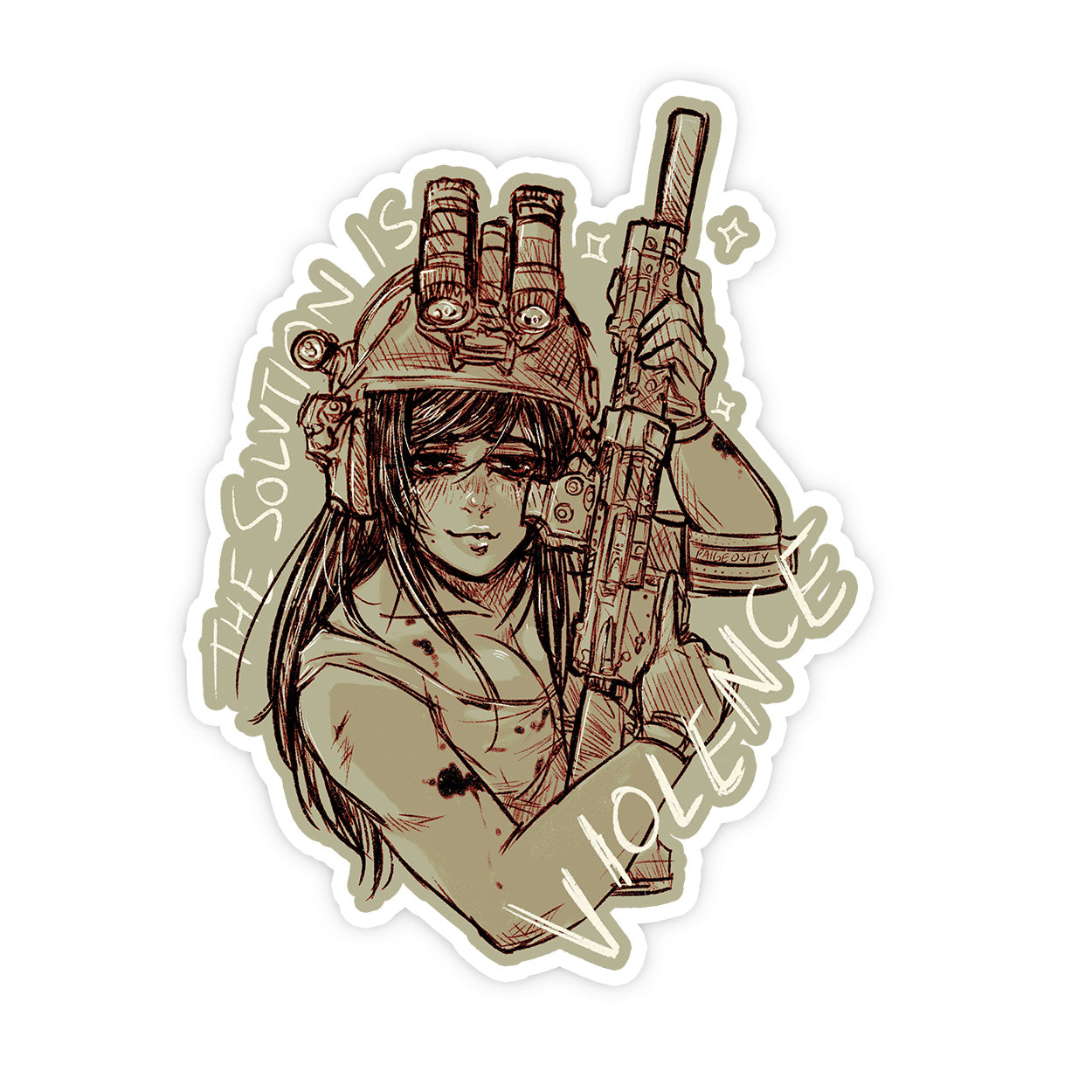 TACTICOOL The Solution Sticker