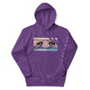 VAPORWAVE Retro Anime Eyes Hoodie