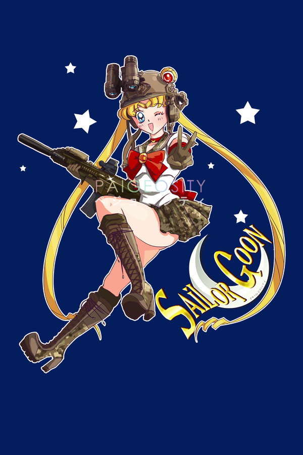 SIGNED PRINT 12"x8" Sailor Goon