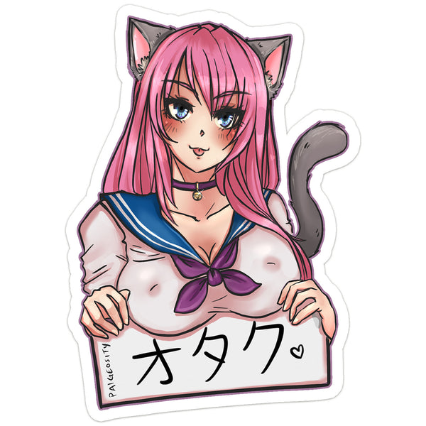 NEKO LEGION Blue-Eyed Otaku Sticker