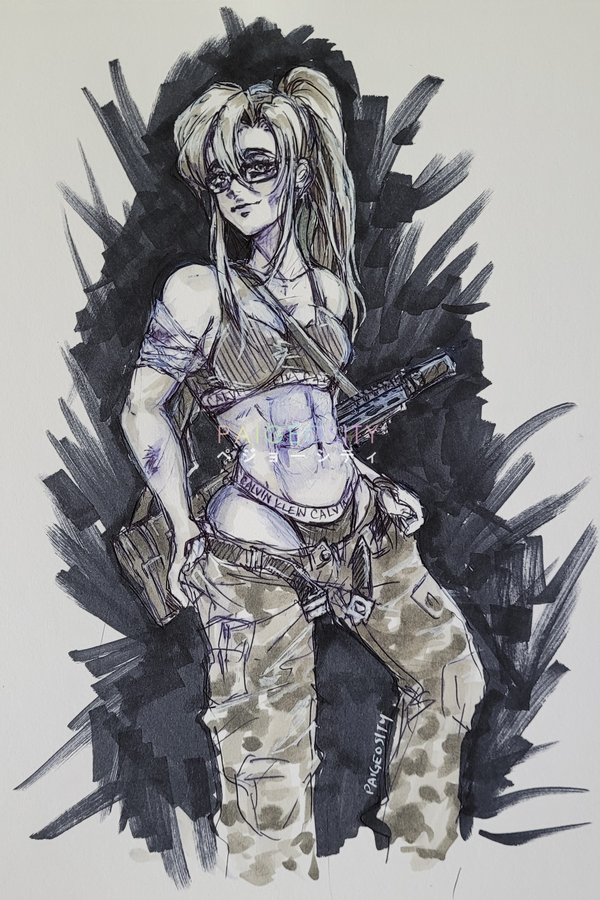 SIGNED PRINT 12"x8" Tomboy Tactical