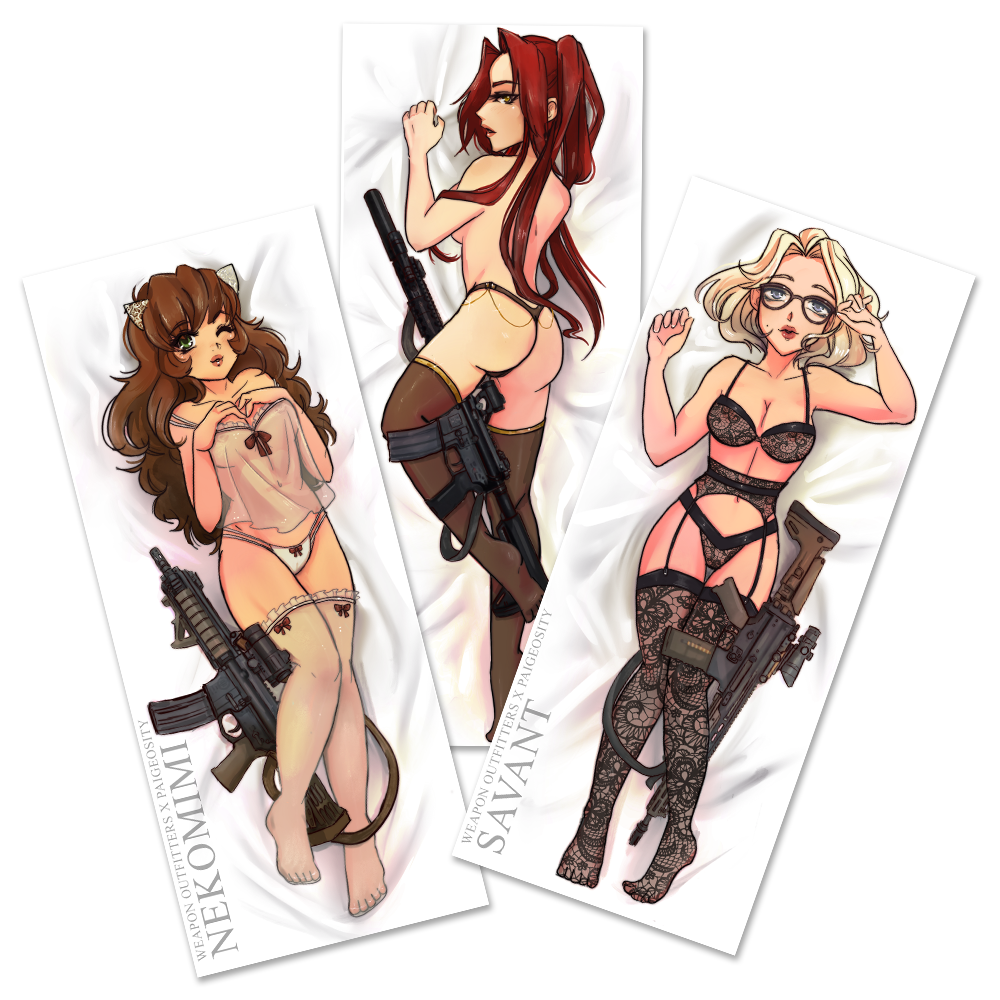 WO Tacticats Trio Waifu Sticker Set