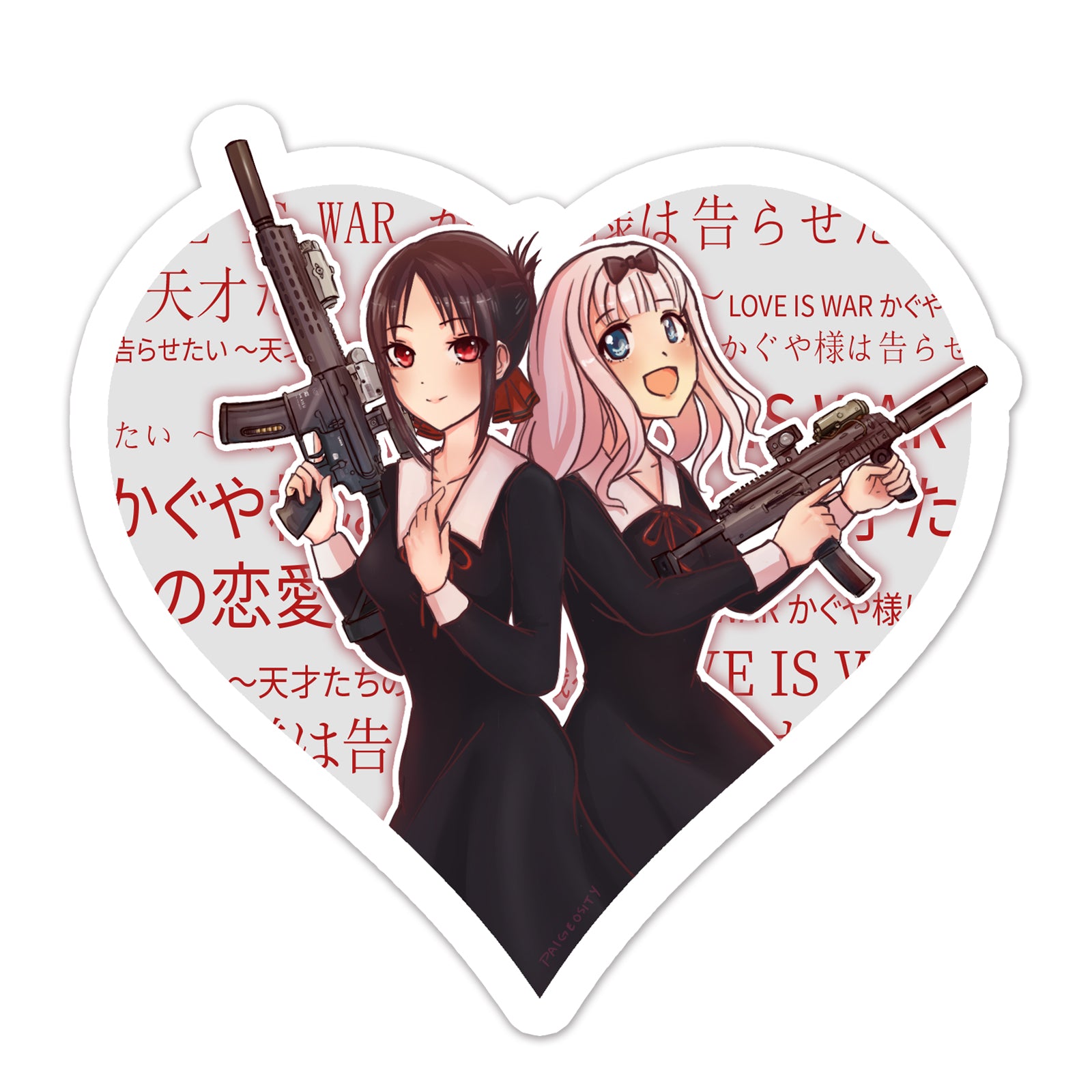 TACTICOOL Kaguya x Chika Sticker