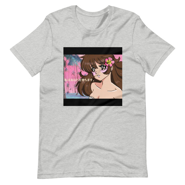 VAPORWAVE Retro Anime Beach Babe