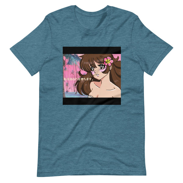 VAPORWAVE Retro Anime Beach Babe