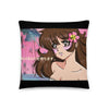 VAPORWAVE Beach Babe Pillow