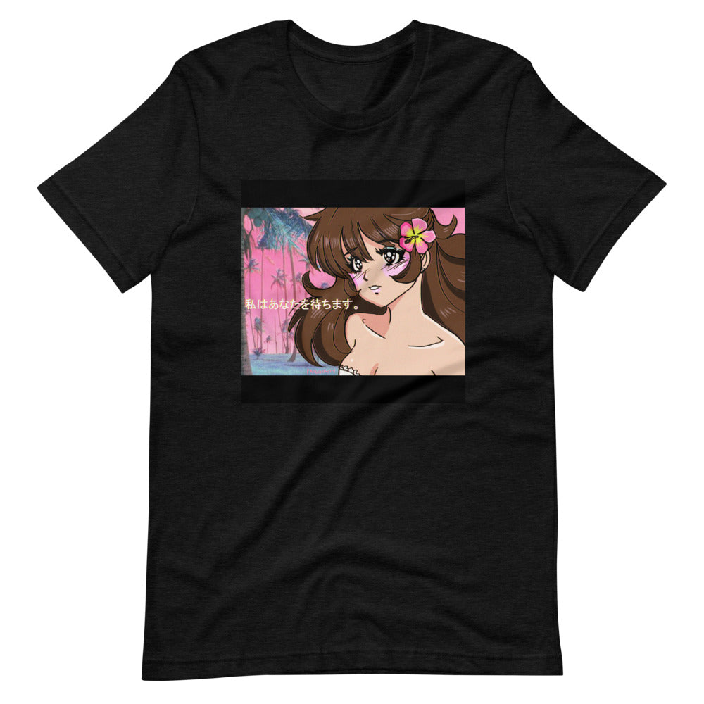 VAPORWAVE Retro Anime Beach Babe