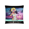 VAPORWAVE Sunset Babe Pillow