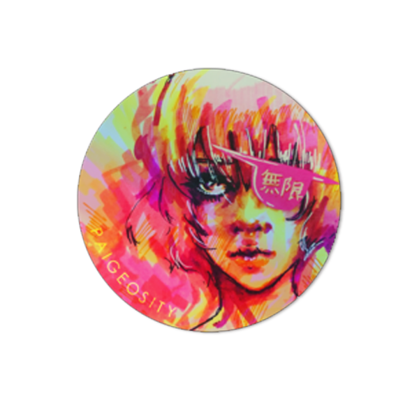 PAIGEOSITY Neon Infinite Holo Sticker