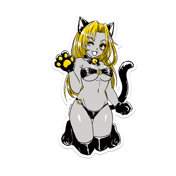 SAUCY Neko or Heck No Sticker