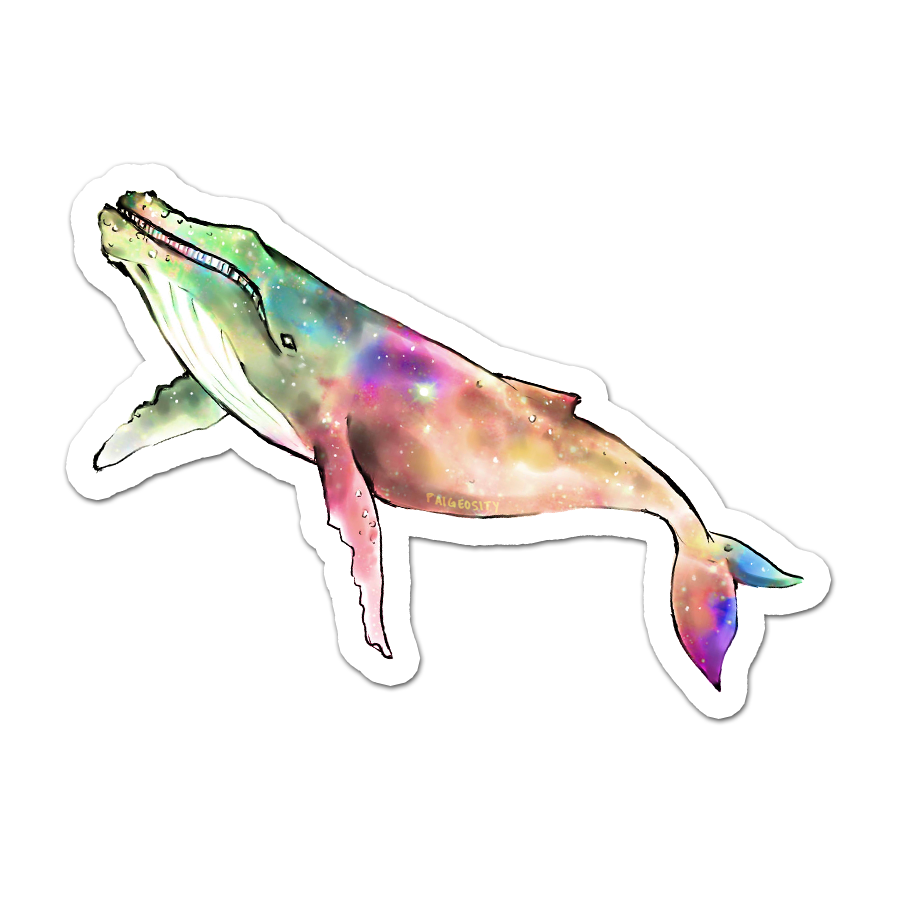 COSMIC Whale Sticker