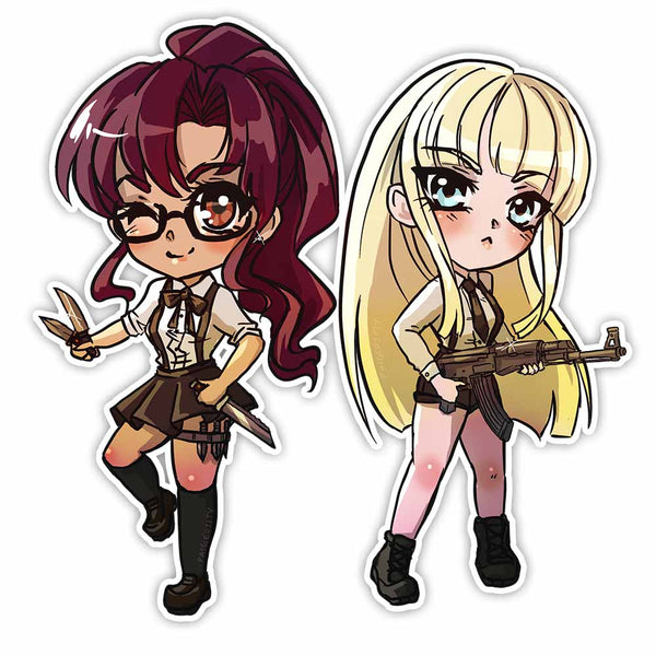 SALT & PEPPER Chibi Sticker Set