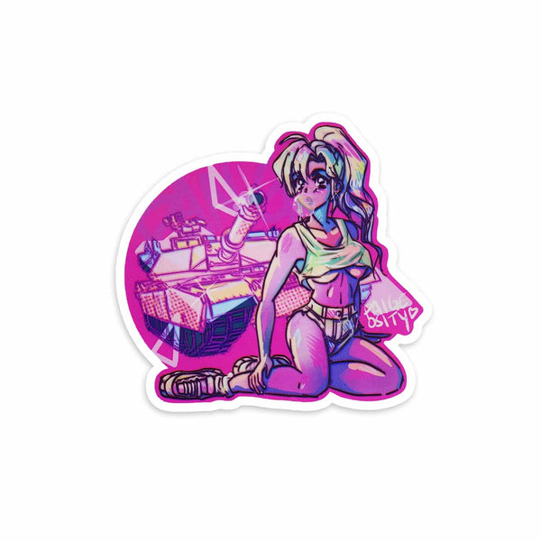 TACTICOOL Bubblegum Tank Sticker