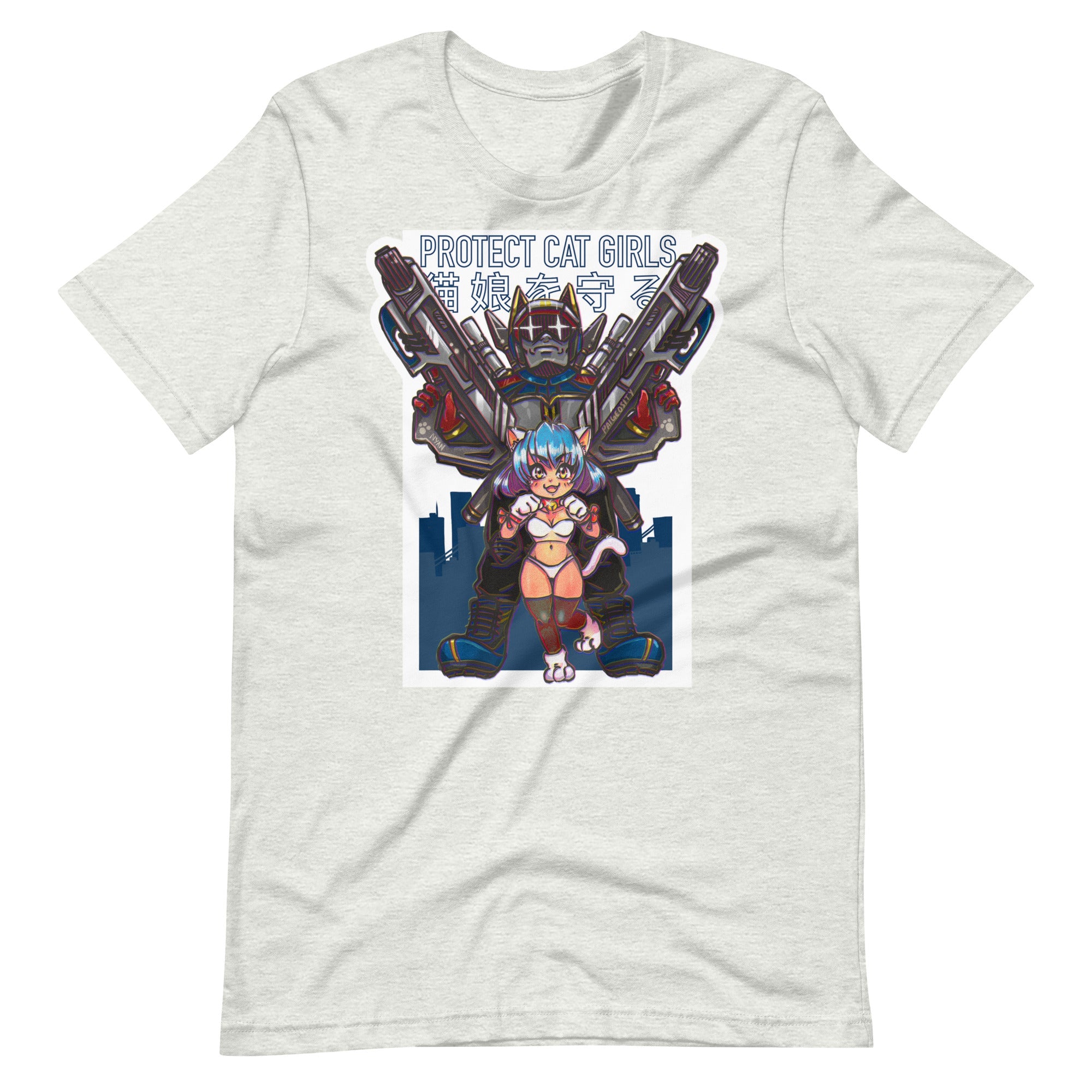 NEKO LEGION Protect Cat girls! Tee
