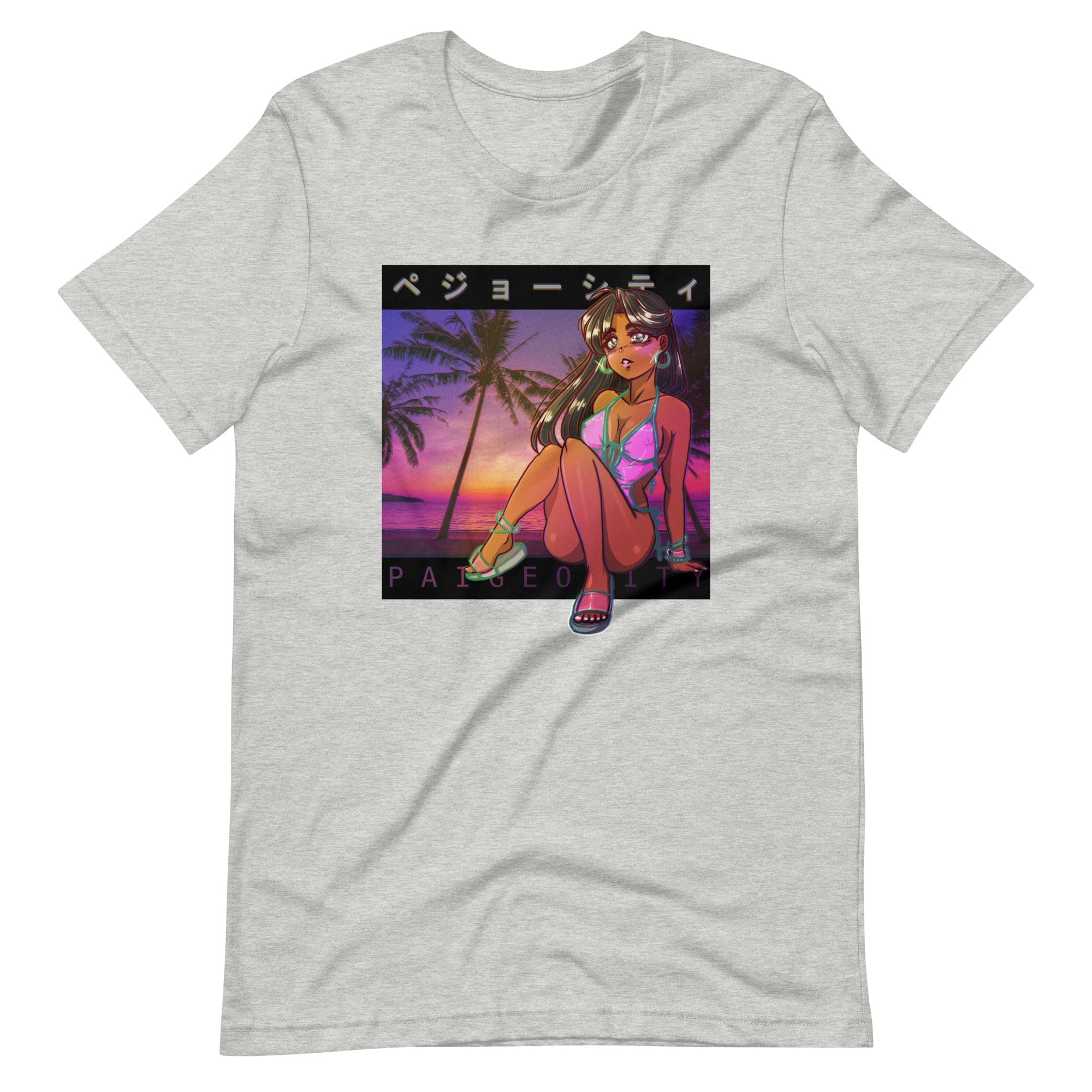 VAPORWAVE Neon Babe Tee