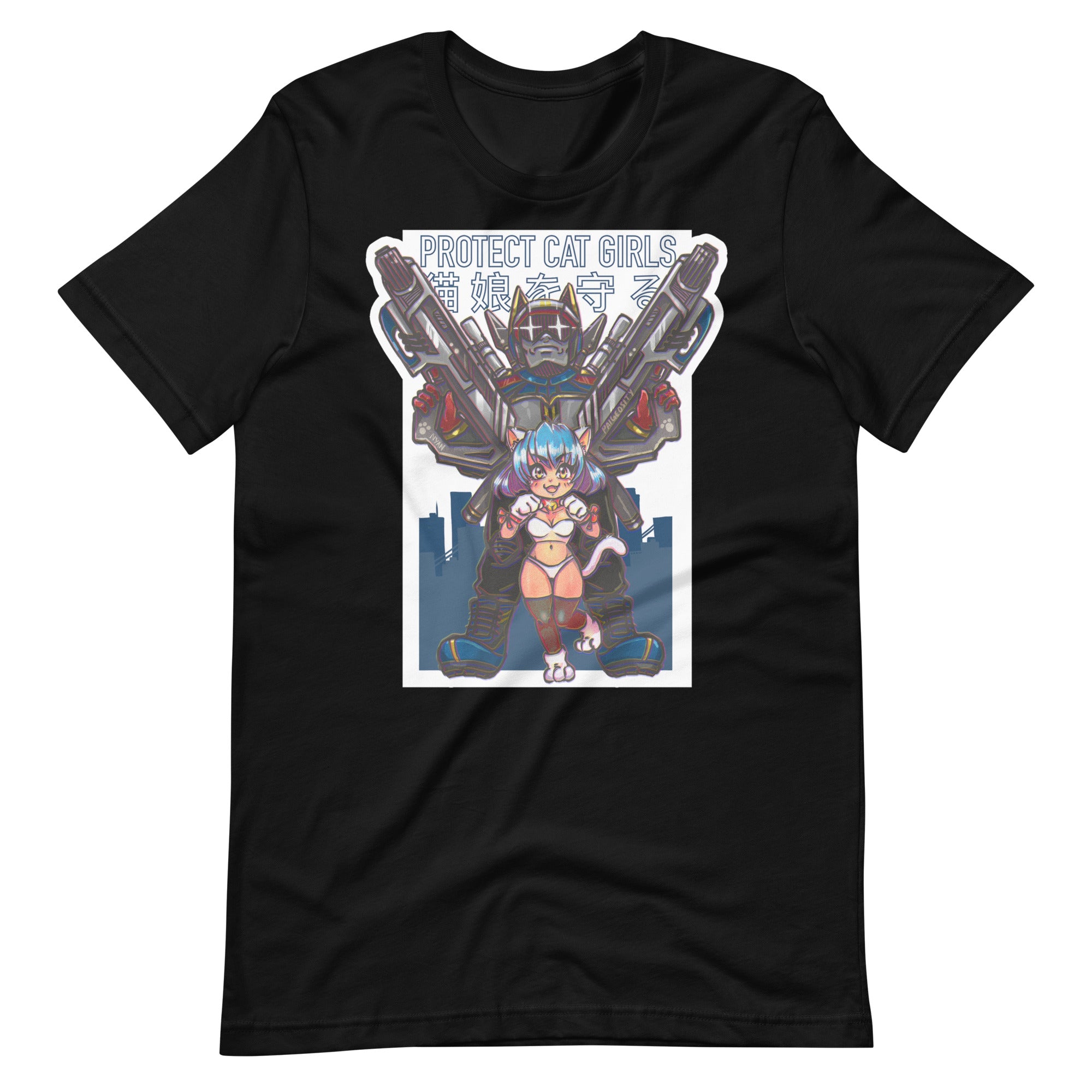 NEKO LEGION Protect Cat girls! Tee
