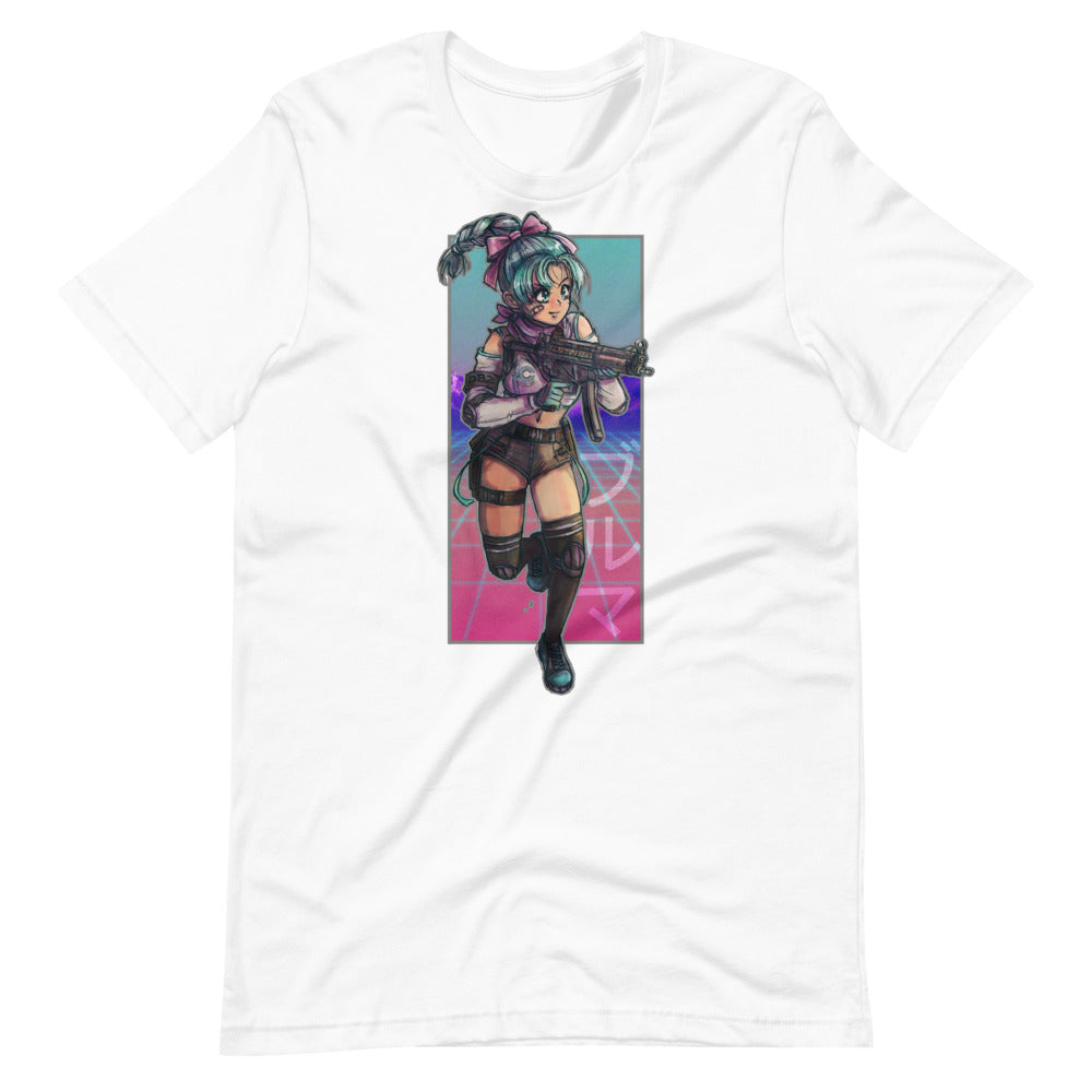 TACTICOOL Retro Blue Pew Waifu Tee