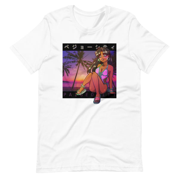 VAPORWAVE Neon Babe Tee