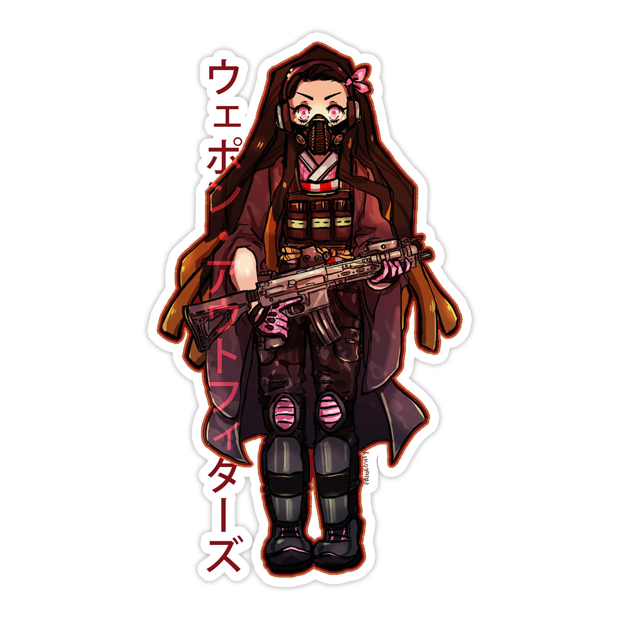 WO NezTac Sticker