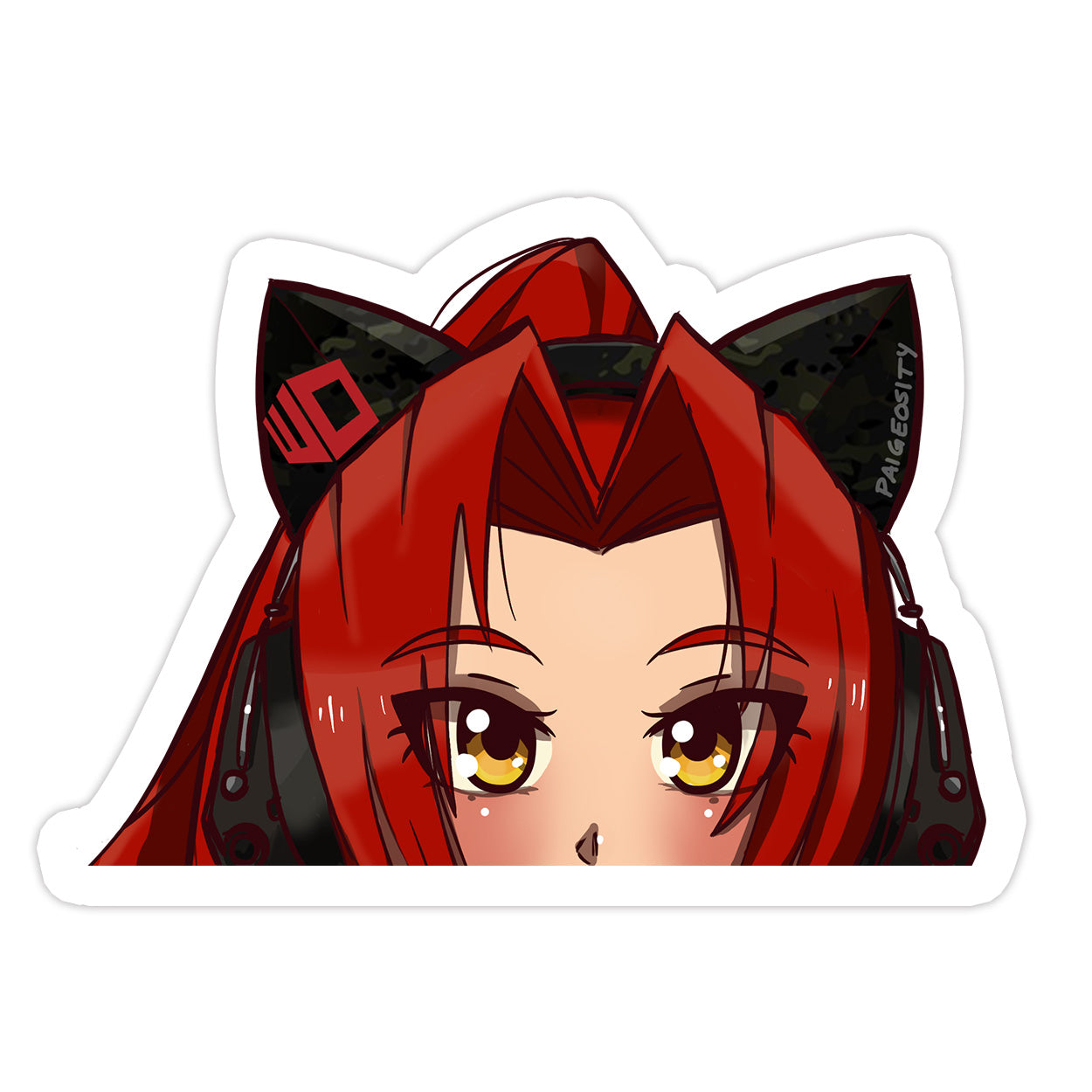 WO Raifu Mini Peek Sticker
