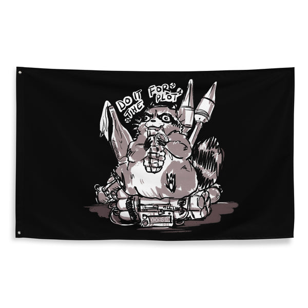 DERP Crash Out Coonie Flag