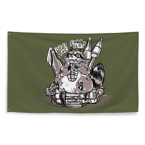 DERP Crash Out Coonie Flag