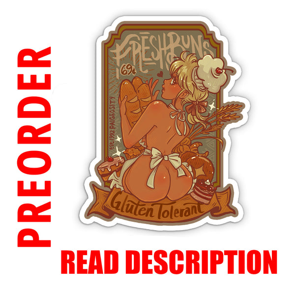 SAUCY Gluten Tolerant Sticker