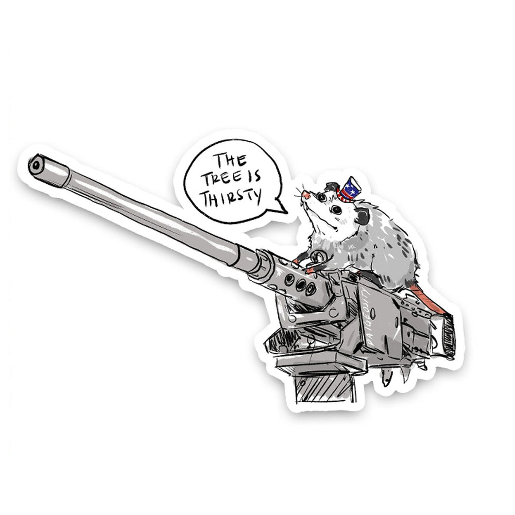 DERP Patriot Possum Sticker