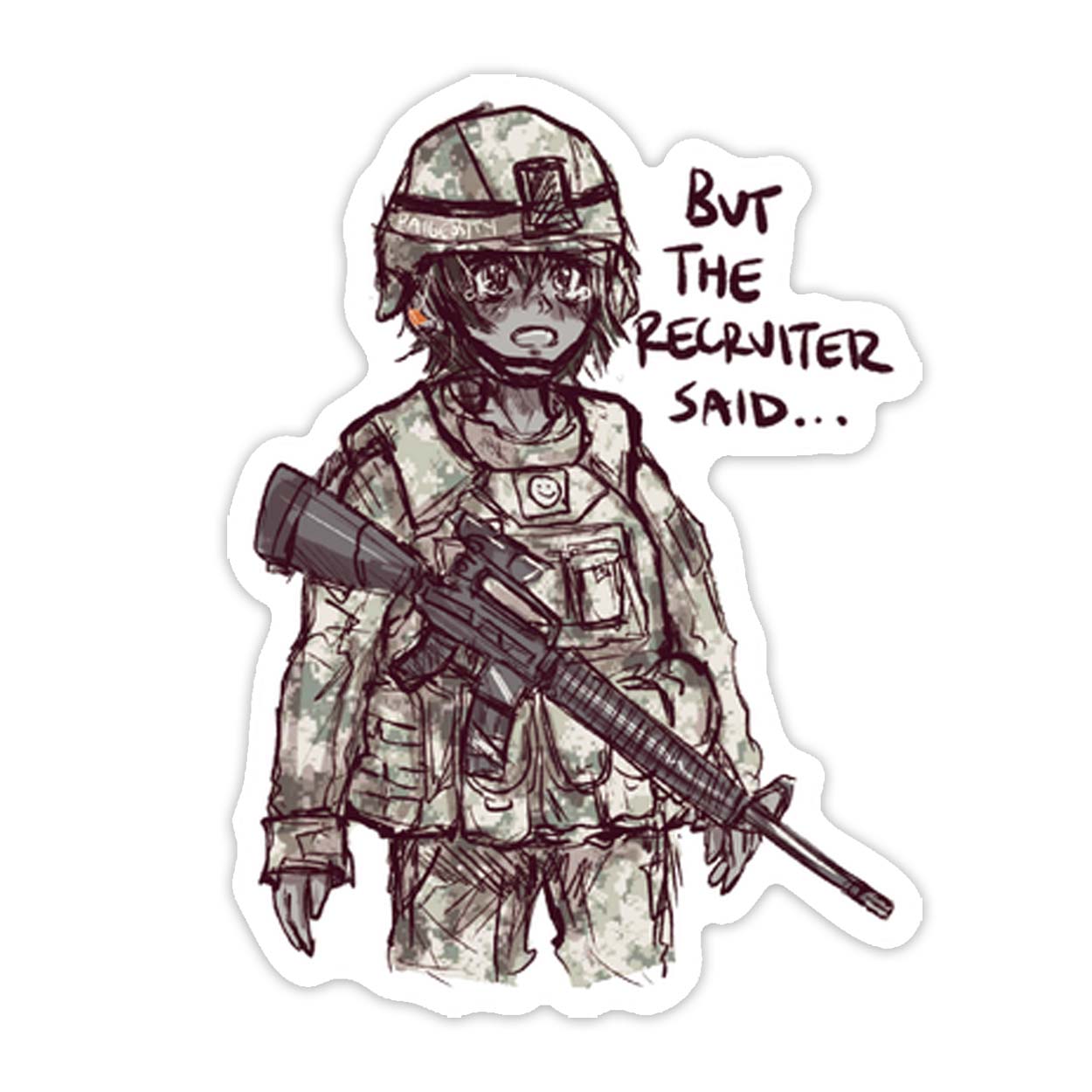 TACTICOOL Enlist Now Sticker