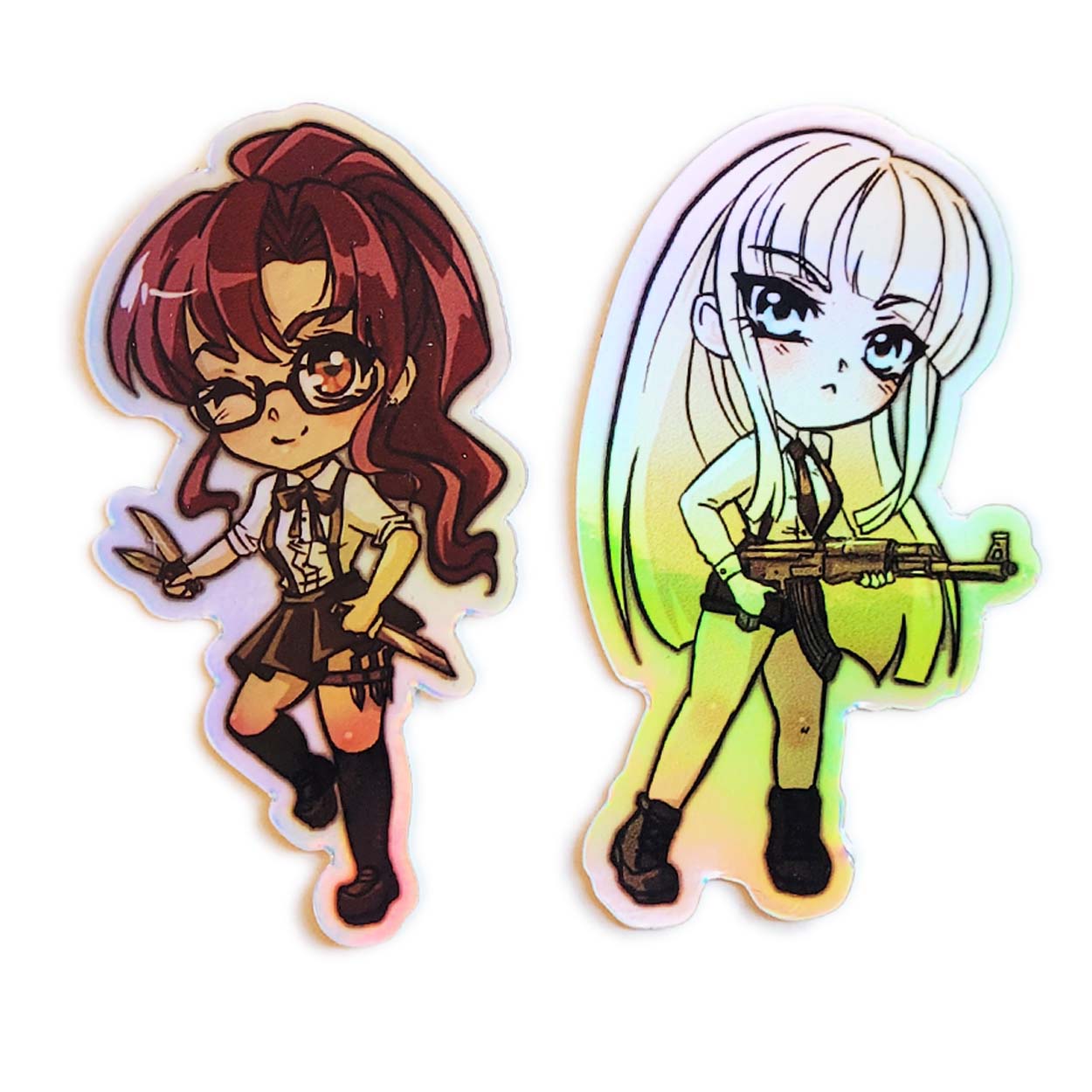 SALT & PEPPER Chibi Sticker Set HOLO