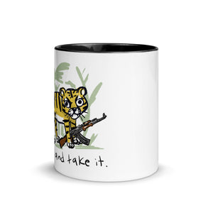 DERP Come and Take it Tiger Mug
