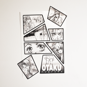 FANIME OG Otaku Sticker Sheet
