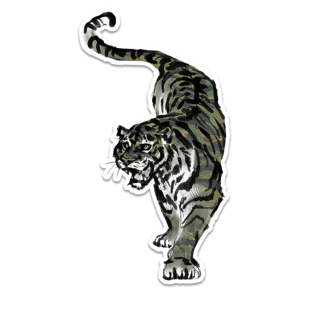 TACTICOOL Tiger x Tiger Sticker