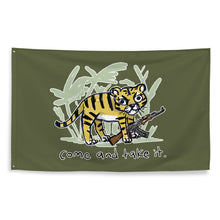 Load image into Gallery viewer, DERP Come and Take it Tiger Flag
