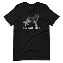 Load image into Gallery viewer, WO Doggo Zero Bark Thirty Tee
